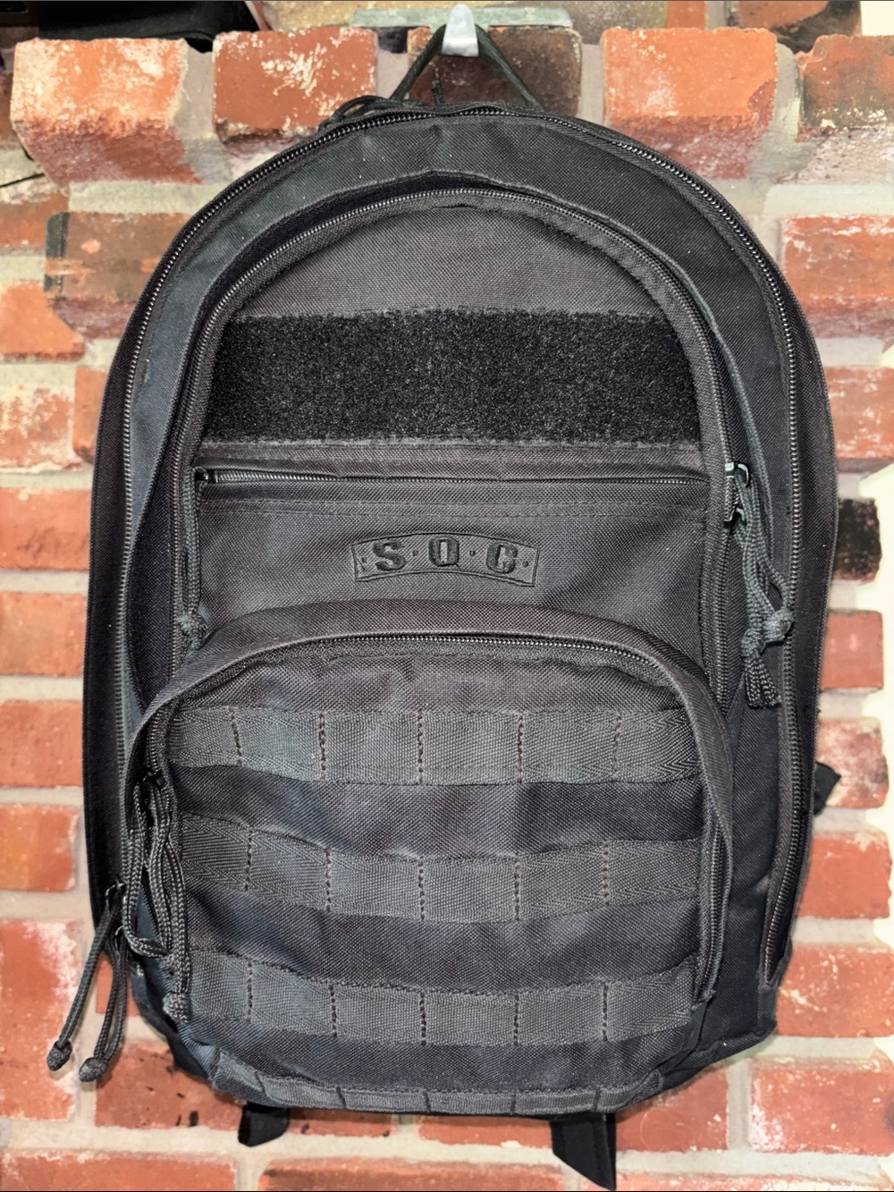 SOC Three Day Pass Tactical Daypack Backpack in Black EUC